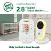 imageLeapFrog LF2423 Baby Monitor 28 Screen Video Monitor with Camera 2Way Audio 1000ft Range Night Vision Soothing Lullabies Temperature Sensor Secure Transmission No WiFi28 LCD