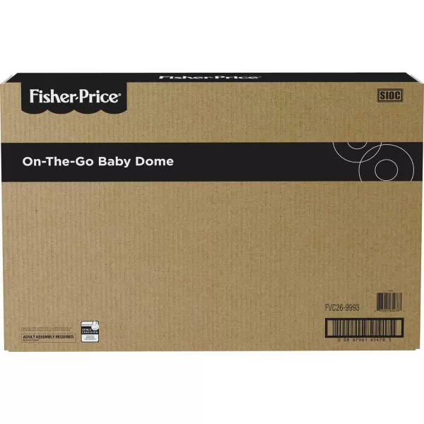 FisherPrice Baby Portable Bassinet and Play Space OntheGo Baby Dome with 2 Toys and Canopy Puppy Perfection Amazon ExclusiveColor Climbers