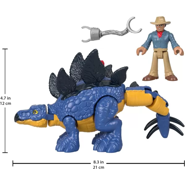 FisherPrice Jurassic World Toys Dominion Stegosaurus Dinosaur amp Dr Alan Grant3Piece Poseable Figure Set for Preschool Kids Ages 3 and UpFisherPrice Jurassic World Toys Dominion Stegosaurus Dinosaur amp Dr Alan Grant3Piece Poseable Figure Set for Preschool Kids Ages 3 and Up