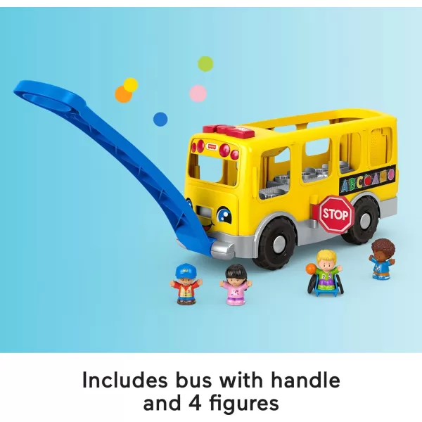 FisherPrice Little People Big Yellow Bus musical push and pull toy with Smart Stages for toddlers and preschool kidsFisherPrice Little People Big Yellow Bus musical push and pull toy with Smart Stages for toddlers and preschool kids
