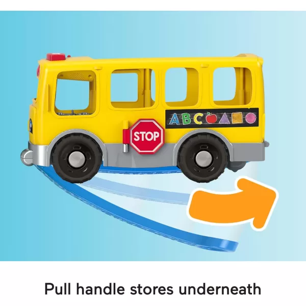 FisherPrice Little People Big Yellow Bus musical push and pull toy with Smart Stages for toddlers and preschool kidsFisherPrice Little People Big Yellow Bus musical push and pull toy with Smart Stages for toddlers and preschool kids
