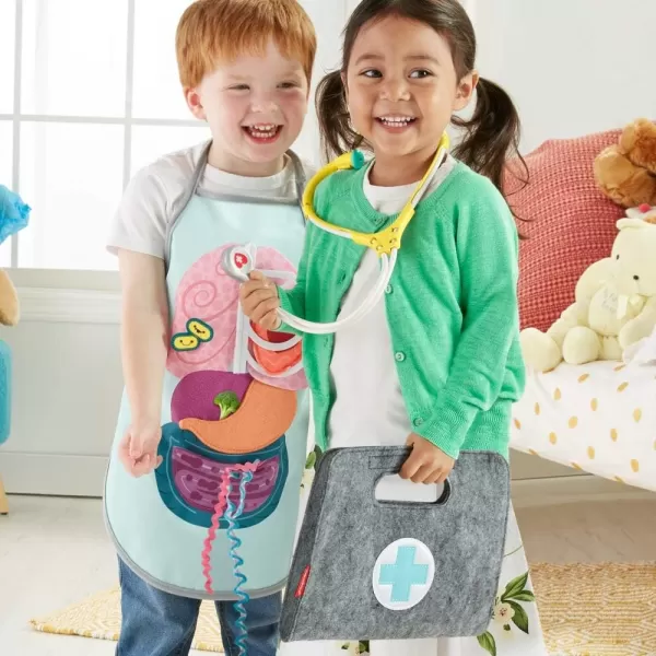 FisherPrice Patient and Doctor Kit  9Piece Medical Pretend Play Gift Set Featuring Real Wood for Preschoolers Ages 3 Years amp UpFisherPrice Patient and Doctor Kit  9Piece Medical Pretend Play Gift Set Featuring Real Wood for Preschoolers Ages 3 Years amp Up