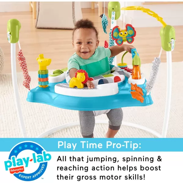 FisherPrice Baby Bouncer Color Climbers Jumperoo Activity Center with Music Lights amp Developmental Toys Amazon ExclusiveColor Climbers Jumperoo