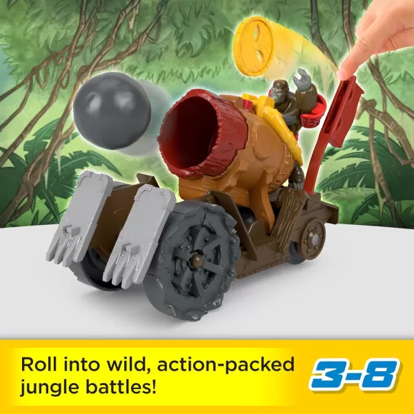 FisherPrice Imaginext Preschool Toy Gorilla Cannon Poseable Figure Set With Launching Action For Pretend Play Ages 3 YearsFisherPrice Imaginext Preschool Toy Gorilla Cannon Poseable Figure Set With Launching Action For Pretend Play Ages 3 Years
