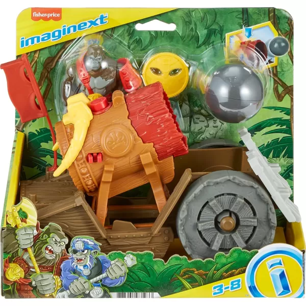 FisherPrice Imaginext Preschool Toy Gorilla Cannon Poseable Figure Set With Launching Action For Pretend Play Ages 3 YearsFisherPrice Imaginext Preschool Toy Gorilla Cannon Poseable Figure Set With Launching Action For Pretend Play Ages 3 Years