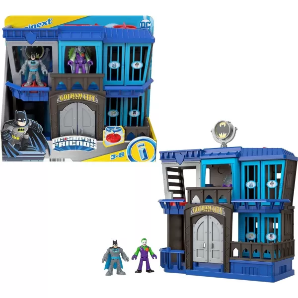 Imaginext DC Super Friends Batman Toy Gotham City Jail Recharged Playset with 2 Figures for Pretend Play Ages 3 YearsImaginext DC Super Friends Batman Toy Gotham City Jail Recharged Playset with 2 Figures for Pretend Play Ages 3 Years