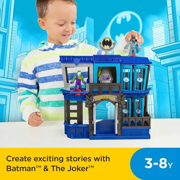 Imaginext DC Super Friends Batman Toy Gotham City Jail Recharged Playset with 2 Figures for Pretend Play Ages 3 YearsImaginext DC Super Friends Batman Toy Gotham City Jail Recharged Playset with 2 Figures for Pretend Play Ages 3 Years