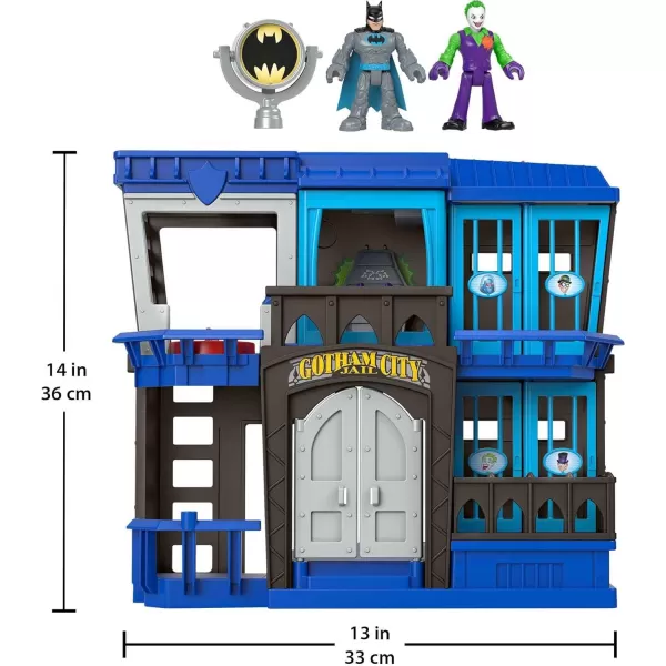 Imaginext DC Super Friends Batman Toy Gotham City Jail Recharged Playset with 2 Figures for Pretend Play Ages 3 YearsImaginext DC Super Friends Batman Toy Gotham City Jail Recharged Playset with 2 Figures for Pretend Play Ages 3 Years