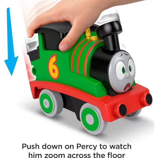 Thomas amp Friends Racing Toy Train Press n Go Stunt Thomas Engine for Toddler amp Preschool Pretend Play Ages 2 YearsPercy Stunt Engine