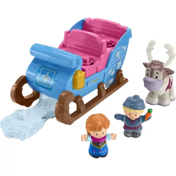 FisherPrice Disney GGV30 Frozen Kristoffs Sleigh by Little People Multi ColorFigure Set Standard