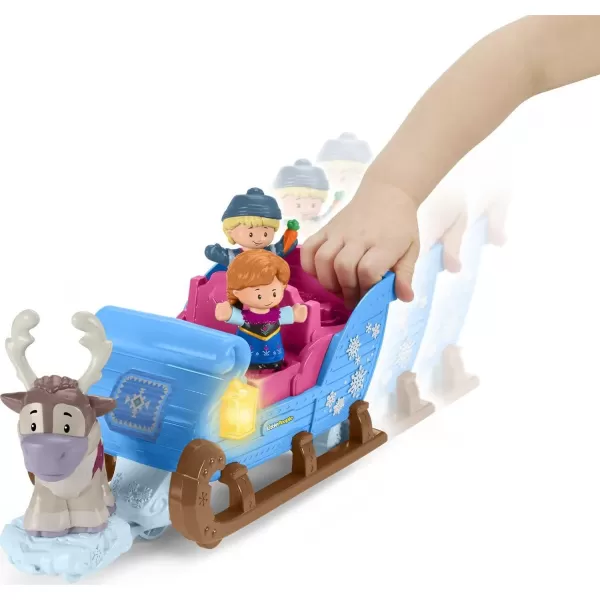 FisherPrice Disney GGV30 Frozen Kristoffs Sleigh by Little People Multi ColorFigure Set Standard