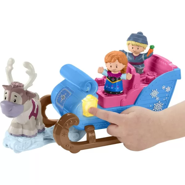 FisherPrice Disney GGV30 Frozen Kristoffs Sleigh by Little People Multi ColorFigure Set Standard