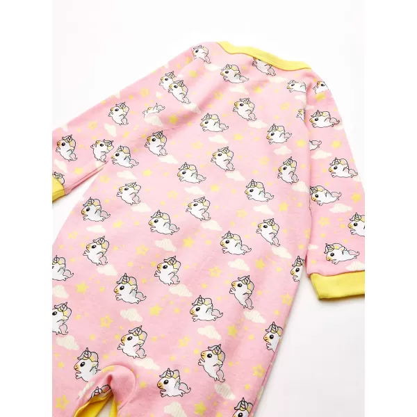 FisherPrice Embroidered OnePiece CoverallWhitePink