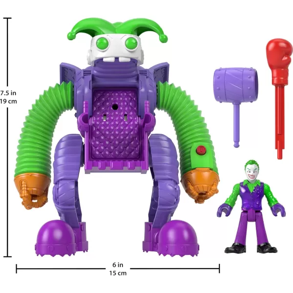 FisherPrice Imaginext Dc Super Friends the Joker Battling Robot 3Piece Figure Set with Lights for Preschool KidsFisherPrice Imaginext Dc Super Friends the Joker Battling Robot 3Piece Figure Set with Lights for Preschool Kids
