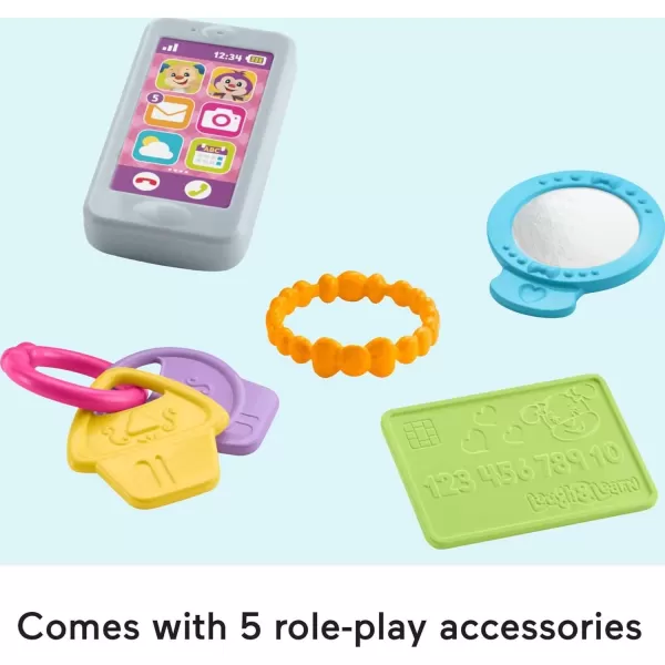 FisherPrice Smart Purse Learning Toy with Lights Music and Smart Stages Educational Content for Babies and Toddlers PinkFisherPrice Smart Purse Learning Toy with Lights Music and Smart Stages Educational Content for Babies and Toddlers Pink