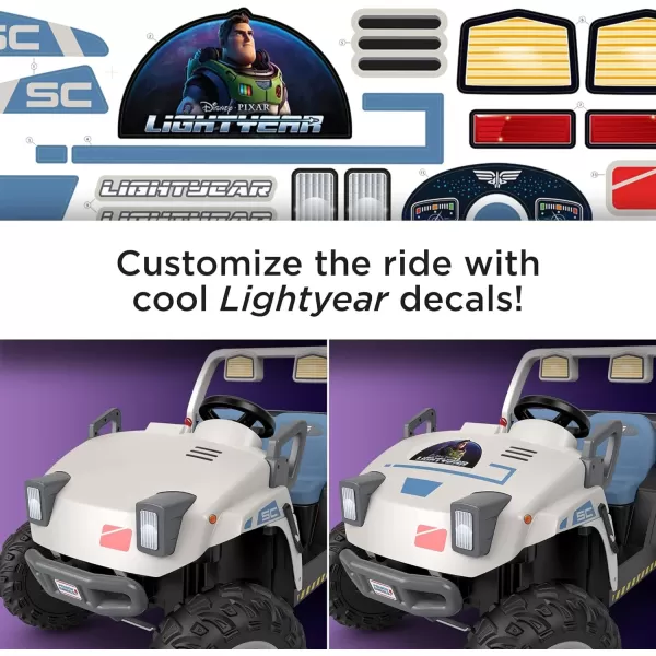 Power Wheels Star Command Base Transport Vehicle RideOn Disney and Pixar Lightyear BatteryPowered Toy for Preschool Kids Ages 3 YearsStar Command Base Transport Vehicle