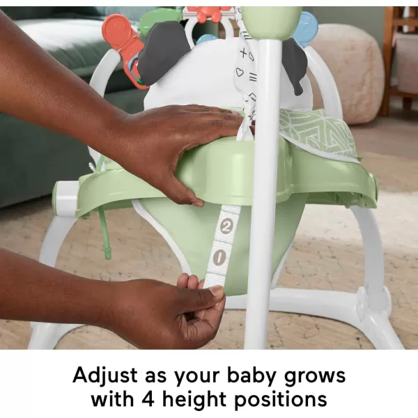 FisherPrice Baby Bouncer Spacesaver Jumperoo Activity Center With Lights Sounds And Folding Frame Astro KittyPuppy