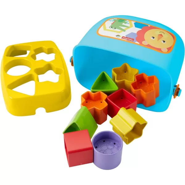 FisherPrice Baby Stacking Toy RockAStack RolyPoly Base With 5 Colorful Rings For Ages 6 MonthsRockaStack amp Blocks Bundle
