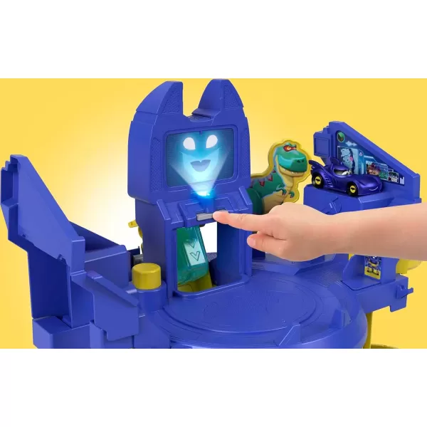 FisherPrice DC Batwheels Toy Car Race Track Playset Launch amp Race Batcave with Lights amp Sounds Bam The Batmobile amp Redbird Vehicles Ages 3 YearsStandard Packaging