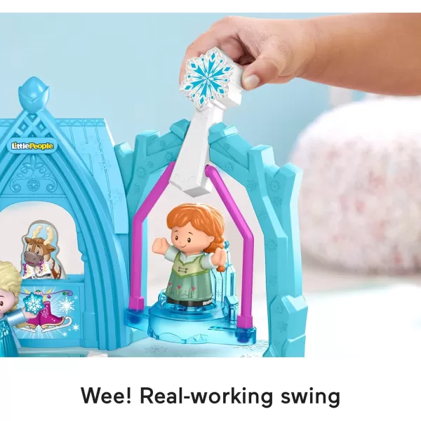FisherPrice Disney Frozen Arendelle Winter Wonderland by Little People ice skating playset with Anna and Elsa figures for toddlers and preschool kidsFisherPrice Disney Frozen Arendelle Winter Wonderland by Little People ice skating playset with Anna and Elsa figures for toddlers and preschool kids