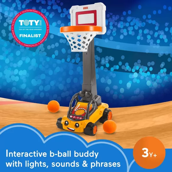 FisherPrice Electronic Basketball Toy BB Hoopster Motorized Hoop With Lights Sounds amp Game Play For Preschool Kids Ages 3 YearsStandard