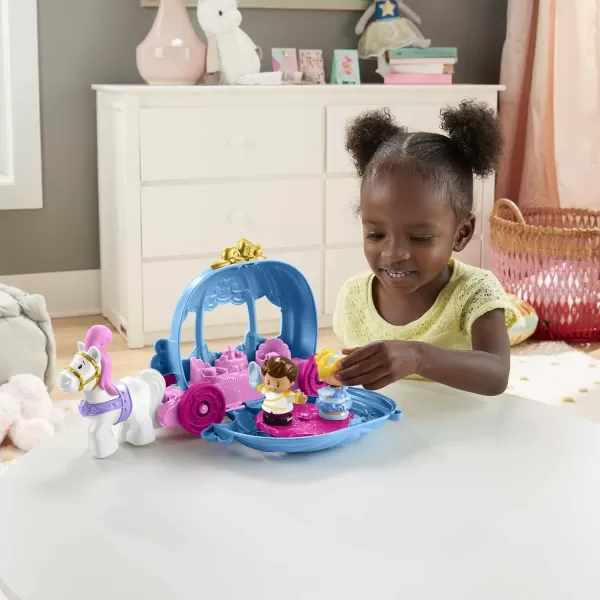 FisherPrice Little People Toddler Playset Disney Princess Cinderellas Dancing Carriage Vehicle with 2 Figures for Ages 18 MonthsFisherPrice Little People Toddler Playset Disney Princess Cinderellas Dancing Carriage Vehicle with 2 Figures for Ages 18 Months