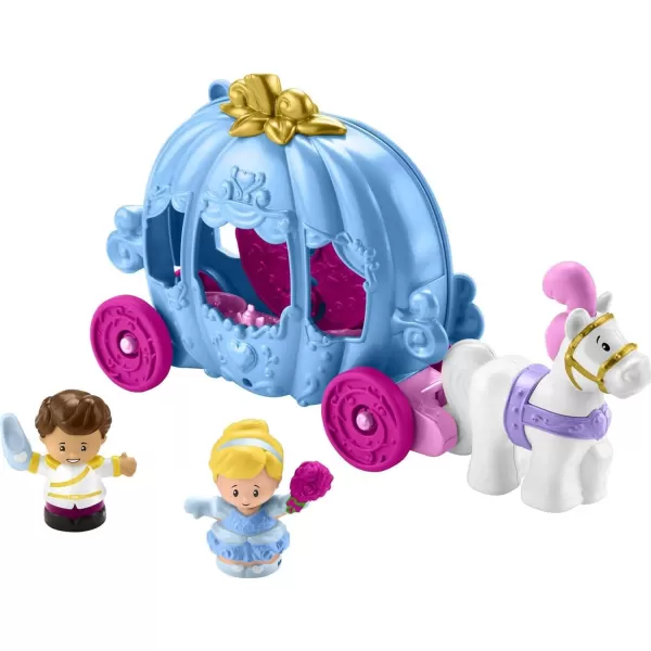 FisherPrice Little People Toddler Playset Disney Princess Cinderellas Dancing Carriage Vehicle with 2 Figures for Ages 18 MonthsFisherPrice Little People Toddler Playset Disney Princess Cinderellas Dancing Carriage Vehicle with 2 Figures for Ages 18 Months