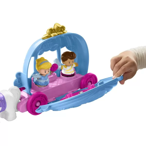 FisherPrice Little People Toddler Playset Disney Princess Cinderellas Dancing Carriage Vehicle with 2 Figures for Ages 18 MonthsFisherPrice Little People Toddler Playset Disney Princess Cinderellas Dancing Carriage Vehicle with 2 Figures for Ages 18 Months