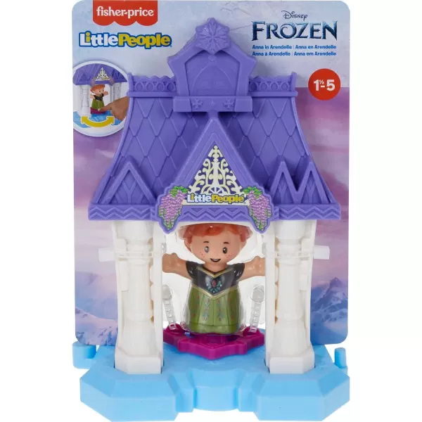 FisherPrice Little People Toddler Toy Disney Frozen Anna in Arendelle Portable Playset with Figure for Ages 18 MonthsFisherPrice Little People Toddler Toy Disney Frozen Anna in Arendelle Portable Playset with Figure for Ages 18 Months