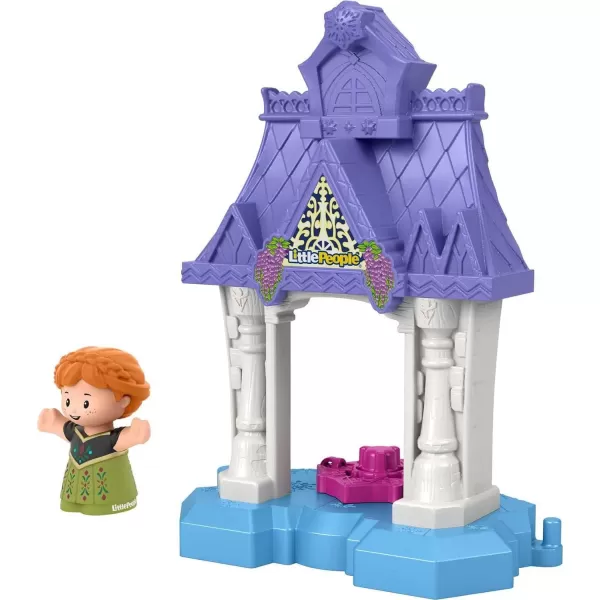 FisherPrice Little People Toddler Toy Disney Frozen Anna in Arendelle Portable Playset with Figure for Ages 18 MonthsFisherPrice Little People Toddler Toy Disney Frozen Anna in Arendelle Portable Playset with Figure for Ages 18 Months