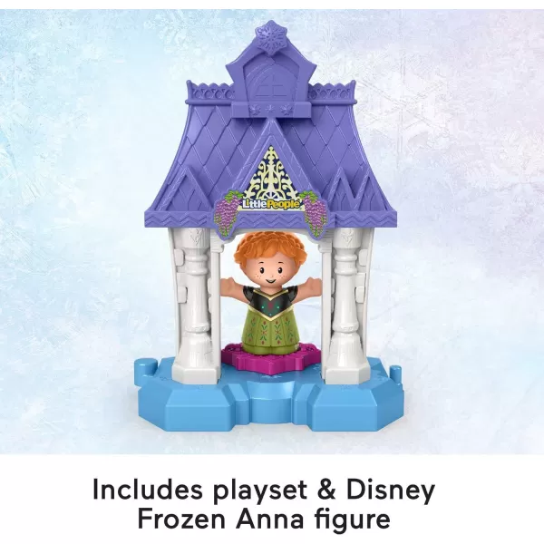 FisherPrice Little People Toddler Toy Disney Frozen Anna in Arendelle Portable Playset with Figure for Ages 18 MonthsFisherPrice Little People Toddler Toy Disney Frozen Anna in Arendelle Portable Playset with Figure for Ages 18 Months