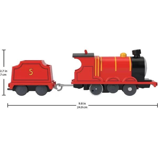 Thomas amp Friends Motorized Toy Train Thomas BatteryPowered Engine with Cargo for Preschool Pretend Play Ages 3 YearsJames