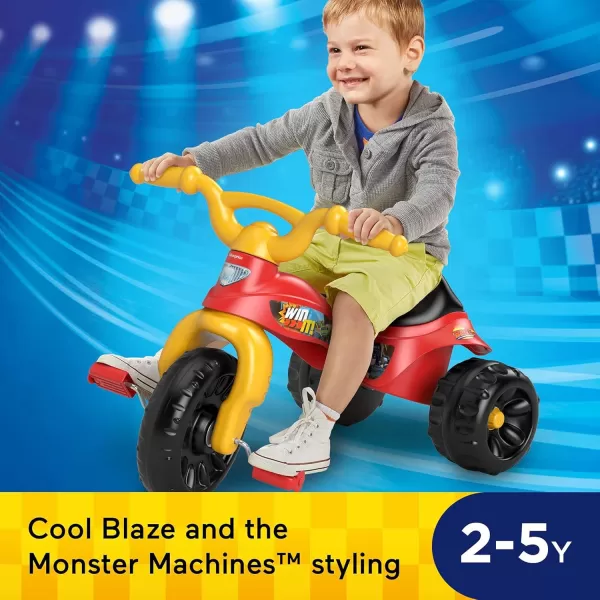 FisherPrice HarleyDavidson Toddler Tricycle Tough Trike Toy Bike with Handlebar Grips ampamp Storage for Preschool Kids Ages 2 Years Amazon ExclusiveBlaze