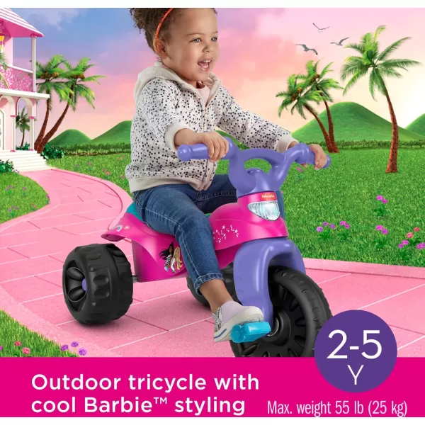 FisherPrice HarleyDavidson Toddler Tricycle Tough Trike Toy Bike with Handlebar Grips ampamp Storage for Preschool Kids Ages 2 Years Amazon ExclusiveBarbie