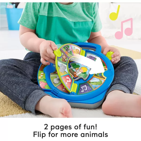 FisherPrice Little People Toddler Learning Toy World of Animals See N Say with Music and Sounds for Ages 18 Months