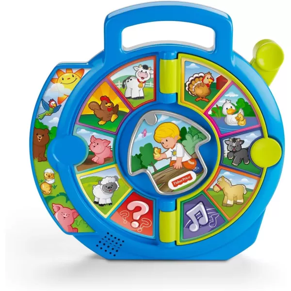 FisherPrice Little People Toddler Learning Toy World of Animals See N Say with Music and Sounds for Ages 18 Months