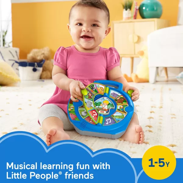 FisherPrice Little People Toddler Learning Toy World of Animals See N Say with Music and Sounds for Ages 18 Months