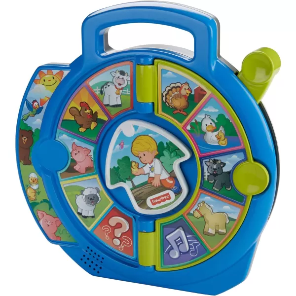 FisherPrice Little People Toddler Learning Toy World of Animals See N Say with Music and Sounds for Ages 18 Months