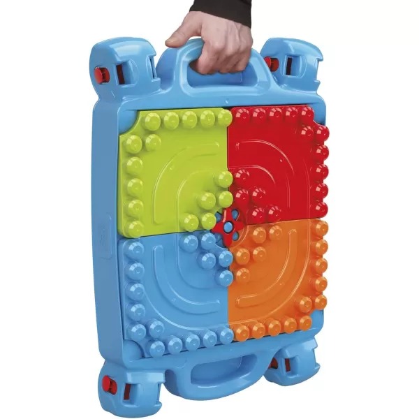 MEGA BLOKS First Builders Toddler Blocks Toy Set Build n Learn Activity Table with 30 Pieces and Storage Pink Ages 1 Years Amazon ExclusiveBlue