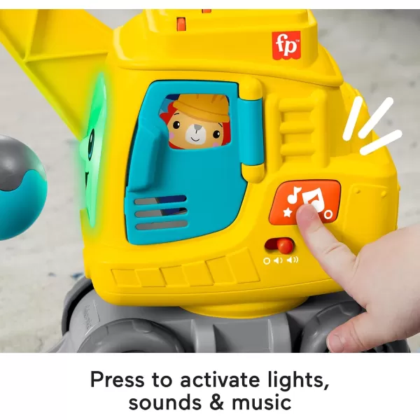 FisherPrice Baby ampamp Toddler Learning Toy Count ampamp Stack Crane with Blocks Lights Music ampamp Sounds for Infants Ages 9 Months