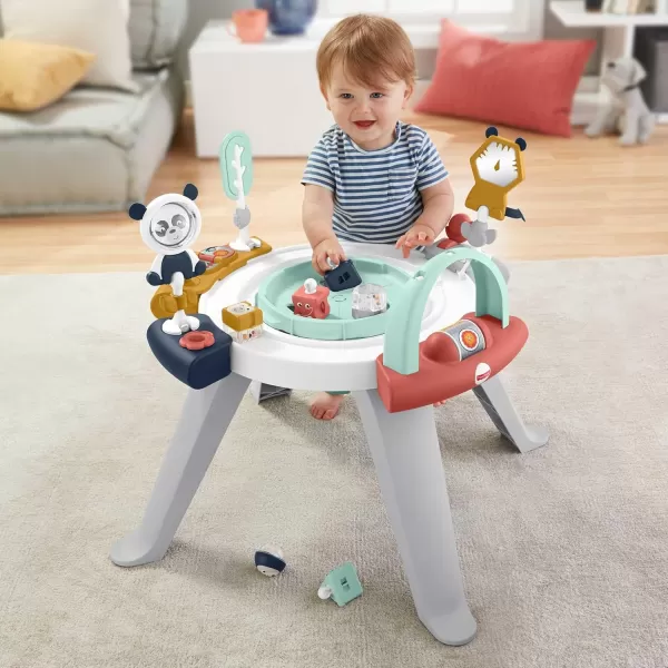 imageFisherPrice Baby to Toddler Toy 3in1 Spin ampamp Sort Activity Center and Play Table with 10 Activities Happy DotsActivity Center