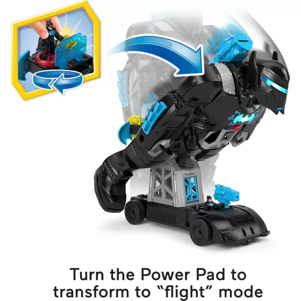 imageFisherPrice Imaginext DC Super Friends Batman Toy BatTech Batbot Playset 2FtTall Robot with Lights ampamp Sounds for Pretend Play Kids Ages 3 Years