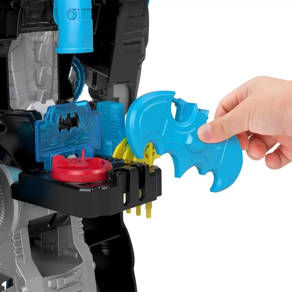 imageFisherPrice Imaginext DC Super Friends Batman Toy BatTech Batbot Playset 2FtTall Robot with Lights ampamp Sounds for Pretend Play Kids Ages 3 Years