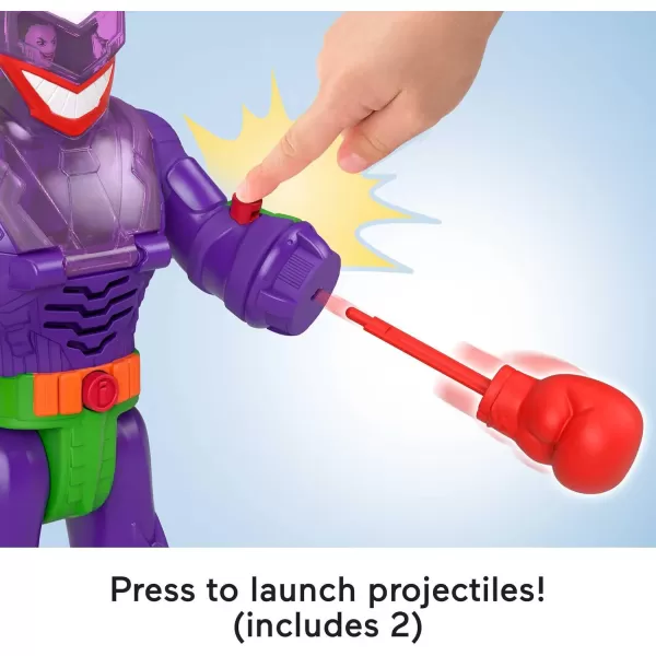 imageFisherPrice Imaginext DC Super Friends Batman Toys Insider ampamp Exo Suit 12Inch Robot with Lights Sounds ampamp Figure for Kids Ages 3 YearsGreen