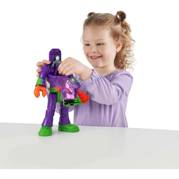 imageFisherPrice Imaginext DC Super Friends Batman Toys Insider ampamp Exo Suit 12Inch Robot with Lights Sounds ampamp Figure for Kids Ages 3 YearsGreen