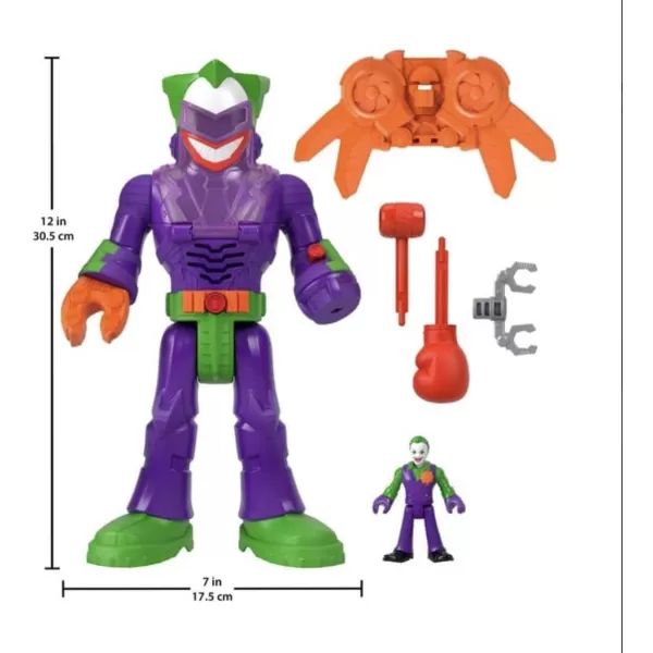 imageFisherPrice Imaginext DC Super Friends Batman Toys Insider ampamp Exo Suit 12Inch Robot with Lights Sounds ampamp Figure for Kids Ages 3 YearsGreen