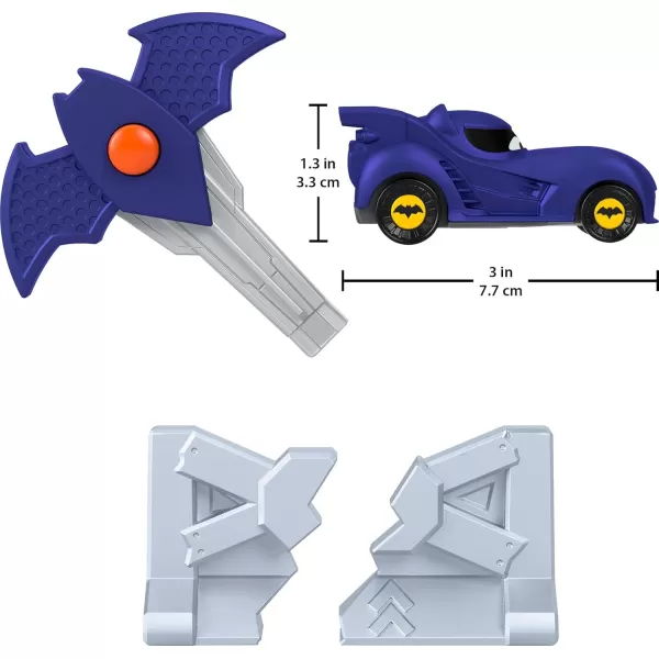 imageFisherPrice DC Batwheels 155 Scale Toy Race Car Redbird Launching Vehicle with Crash Accessories for Ages 3 YearsBam