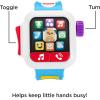 imageFisherPrice Baby to Toddler Toy Laugh ampamp Learn Time to Learn Smartwatch with Lights ampamp Music for Pretend Play Infants Ages 6 Months