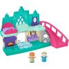 imageFisherPrice Little People Toddler Toy Disney Frozen Arendelle Castle Playset with Lights Sounds Anna ampamp Elsa Figures for Pretend Play Ages 18 Months
