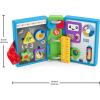 imageFisherPrice Baby Learning Toy Laugh ampamp Learn 123 Schoolbook with Music Lights ampamp Activities for Developmental Play Infants Ages 6 Months